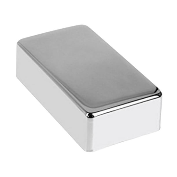Cubiertas de pastillas de latón selladas Cubierta de pastilla de guitarra para guitarra acústica Pastilla de guitarra Plata