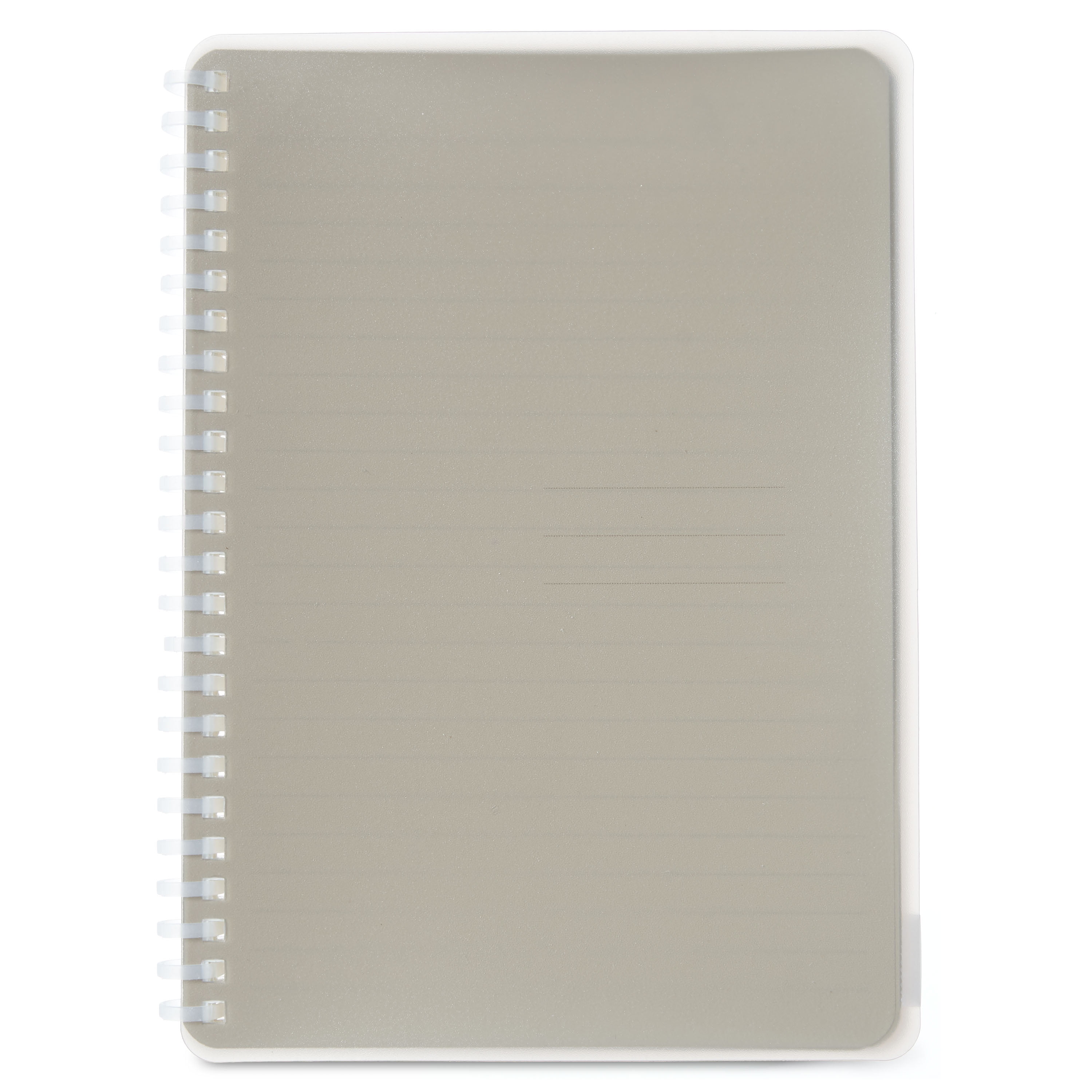 Pen+Gear Journal, Gray, 160 Pages, Material Poly Covers,PP, uncoated paper