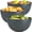 Gray 135oz, variant on Greentainer 50oz Large Cereal Bowl Set of 4, BPA-Free Plastic Bowls for Salad, Soup & Pasta, Microwave & Dishwasher Safe
