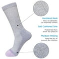 thumbnail image 3 of AMITOFO Diabetic Socks for Men Women, Extra Wide Diabetic Ankle Socks Cotton Non Binding Loose Top Neuropathy Socks, 4 Pairs, 3 of 6