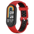 thumbnail image 1 of Two Tone Silicone Strap with Metal Connector for Watches Silica Gel for Style, 1 of 6