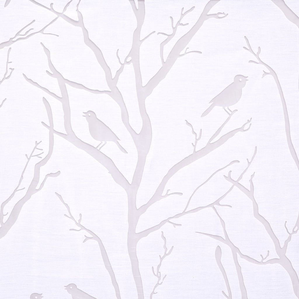 MAYEERTY Grommet Top Sheer Bird on Branches Burnout Window Curtain(Only 1 Pc Panel)