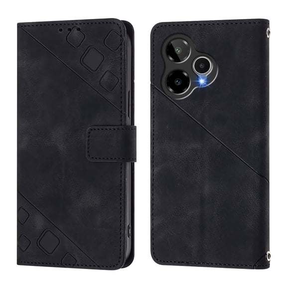 Soft skin-feel embossed PU leather Cricket Icon Plus2026/AT&T Verge 2 (SM333A)/Icon 7 5G Wallet Case, Flip Phone Cover with Card Holder, Kickstand, Magnetic Closure.S01