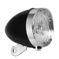 thumbnail image 2 of pitrice Vintage LED Bicycle light Road Waterproof Cycling Front Light Battery Operated Lamp Riders Gift Equipment Biking 200LM Black Without Visor 1Set, 2 of 6