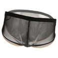 thumbnail image 3 of Para Hombre De La Ropa Interior Atractiva Del Acoplamiento De Corte Dorado Y Pantalones Cortos Calzoncillos Boxer Calzoncillos S Negro, 3 of 9