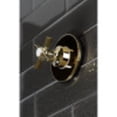 thumbnail image 3 of Kingston Brass KS3032ZX 3-Way Diverter Valve with Trim Kit, Polished Brass, 3 of 5