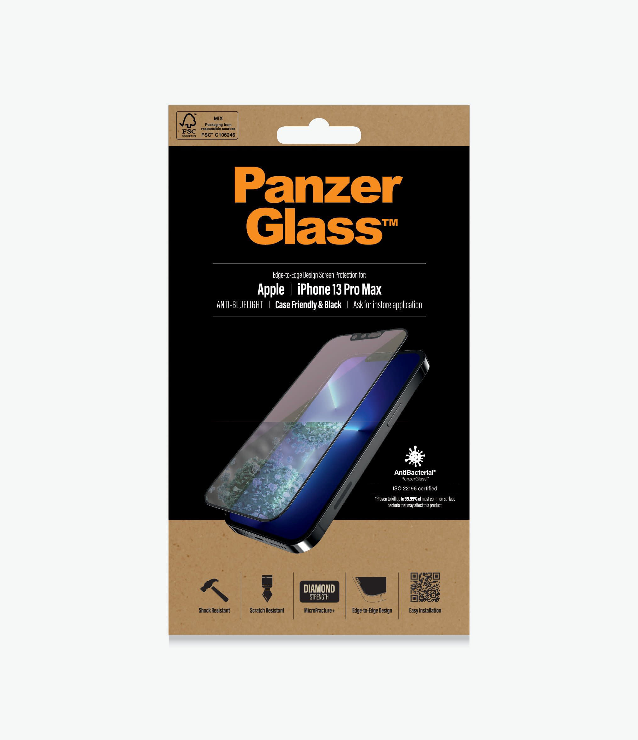 Protector iPhone 13 Pro Max Filtro azul PanzerGlass