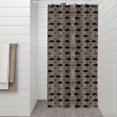 thumbnail image 2 of Gray Buffalo Geometric Pattern Shower Curtain 36"x72" ,Bathroom Decorative Shower Curtains Set with 12 Hooks,Modern Waterproof Washable Shower Curtain, 2 of 6