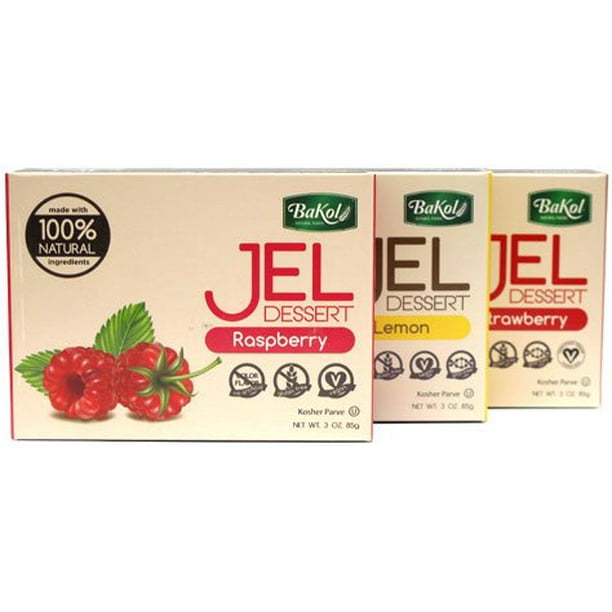 Bakol Jel Dessert Vegan & All Natural Set of all 6 flavors Walmart