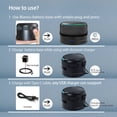 thumbnail image 4 of Blanou Echo Dot 3 Base de batería, base de batería portátil Dot 3.ª generación Google Mini 2, 5200 mAh 8 horas de tiempo de trabajo, negro (no incluye altavoz), 4 of 5