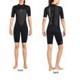 thumbnail image 2 of Greeniant Traje de buceo de alta eficiencia a prueba de frío de una pieza estilo de manga corta transpirable agradable a la piel traje de baño clásico Deportes acuáticos Mujer Negro L Greeniant OD020692-10, 2 of 6