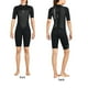 thumbnail image 2 of Greeniant Traje de buceo de alta eficiencia a prueba de frío de una pieza estilo de manga corta transpirable agradable a la piel traje de baño clásico Deportes acuáticos Mujer Negro L Greeniant OD020692-10, 2 of 6