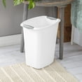 thumbnail image 4 of Sterilite Plastic 3 Gal. Wastebasket, White, Adult, 4 of 8