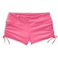 thumbnail image 6 of Laipiong Women's Swim Shorts High Waisted Solid Color Drawstring Slim Fit Lace Up Swimming Trunks Fitness Casual Beach Swimwear Hot Pants, 6 of 6