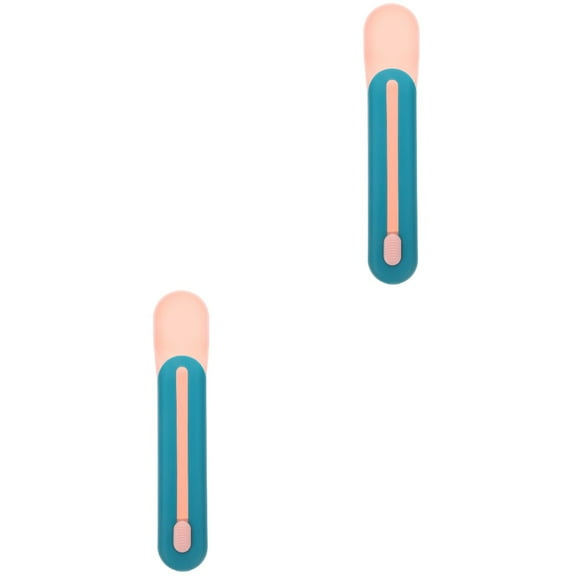 FRCOLOR 2pcs Convenient Cat Food Squeeze Scoop Portable Cat Food Scoop Cat Feeding Tool