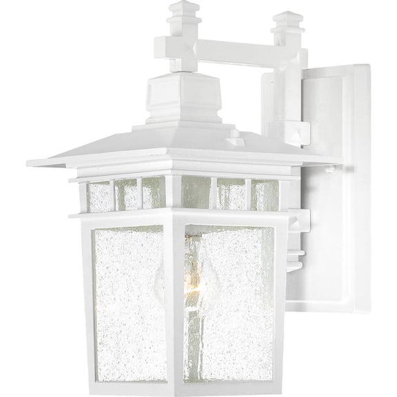Nuvo 60-4957 - Cove Neck - 1 Light - 14 Outdoor Lantern W/ Clear Seed Glass