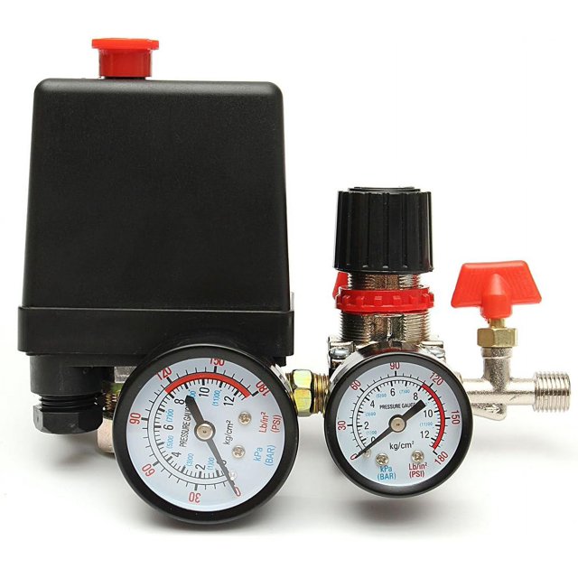 CHAO Regulador del colector de control de la válvula de presión del compresor de aire 125Psi