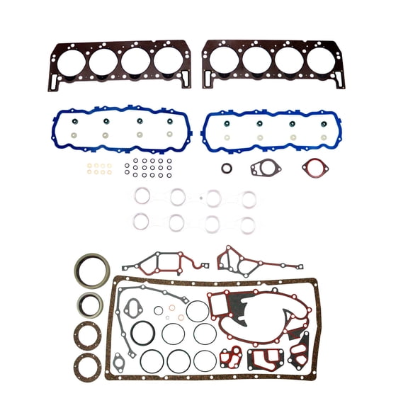 DNJ FGK4286 Full Gasket Set Fits Cars & Trucks 1988-1994 Ford F Super Duty F-250 F59 E-250 Econoline Club Wagon 7.3L V8 OHV 445cu DIESEL Naturally Aspirated