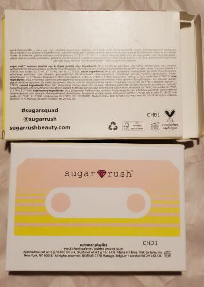 TARTE Sugar Rush Summer Playlist Eye & Cheek Palette