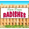 thumbnail image 1 of Farm Fresh Radishes 13 oz Vinyl Banner With Metal Grommets, 1 of 4