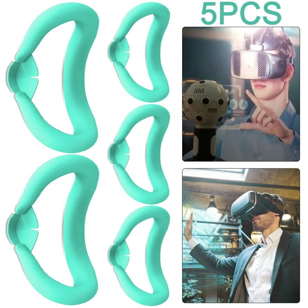 Almohadilla Facial Silicona para Máscara Cubierta A Prueba Meta Quest 3 () Color Verde 5 Uds.