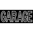 thumbnail image 1 of Garage LED Neon Sign 10 x 24 - inches, Clear Edge Cut Acrylic Backing, with Dimmer - Bright and Premium built indoor LED Neon Sign for automotive store, and mall., 1 of 7