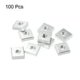 thumbnail image 2 of Square Nuts, M4x9mmx3mm Zinc-Plated Metric Coarse Thread Assortment Kit, 100pcs, 2 of 5