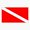1pcs, variant on S Flag Diving Lifestyle Sticker