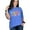 Flo Blue, variant on Fall Vibes, Autumn Season Themed, Groovy Retro Wavy Text, Denim Comfort Colors T-Shirt, Small