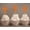 Orange, variant on Darling Souvenir, Christening Baptism Cupcake Toppers, Dessert Decorations - Pack Of 20
