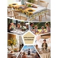 thumbnail image 5 of Yellow Yak Table Cloth, Waterproof Tablecloth for Rectangle Tables, Sunflowers Checkered Elegant Pastoral Buffalo Reusable Washable Fabric Table Cover for Restaurant Kitchen Dining Tables 54"x108", 5 of 9
