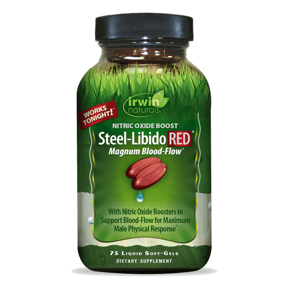 Irwin Naturals Steel-Libido RED – 75 Liquid Soft-Gels