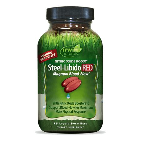 Irwin Naturals Steel-Libido RED – 75 Liquid Soft-Gels