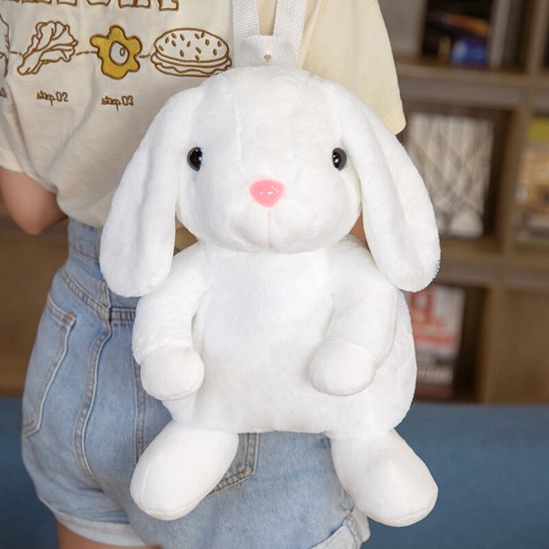 40cm Cartoon / Cute / Soft / Rabbit Plush Toys / Standing Dropped Ears / Long Ear Rabbit Toys / Children's Birthday Giftwhite40cm Deng Xun unisex