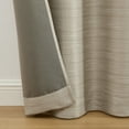 thumbnail image 4 of Mainstays Blackout Textured Slub Grommet Single Indoor Curtain Panel, Beige, 38" W x 84" L, 4 of 10