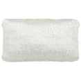 thumbnail image 4 of SAFAVIEH Indoor/Outdoor Modern Glam Shag Pillow, 12" x 20", Pearl, 4 of 4