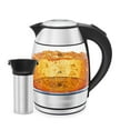 thumbnail image 1 of Chefman Easy-Steep 1,8L Electric Kettle with Tea Infuser, Stainless Steel, 1 of 3