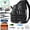 Black Camouflage, variant on Ghosthorn Fishing Tackle Backpack with Trays 3600 Tackle Boxes & Rod Holders, Large Outdoor Storage Tackle Bag for Fishing