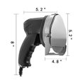 thumbnail image 2 of VEVOR 110V Couteau Shawarma Électrique 80W Professionnel Turc Trancheur de Kebab en Acier Inoxydable Cutter Gyroscopique Commercial 2800 RPM avec 2 Lames 3.93/100mm Épaisseur Réglable 0-8 mm, Filaire, 2 of 9