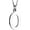 0 - Silver, variant on Womens Stainless Steel Number 0-9 Charms Pendant Necklace 2 Colors Gold Silve