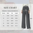 thumbnail image 2 of SWQZVT Womens Pants Elastic High Waisted Wide Leg Pants for Women Casual Palazzo Pants with Pockets Comfy Trouser 2XL, 2 of 8