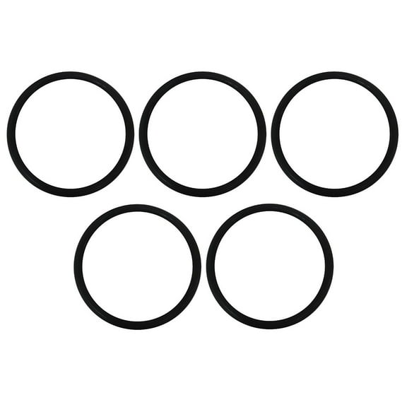 30563B QTY 5: Round Vacuum Belt
 Fits Eureka 1400 1900 2000 2100 4000 5000 600