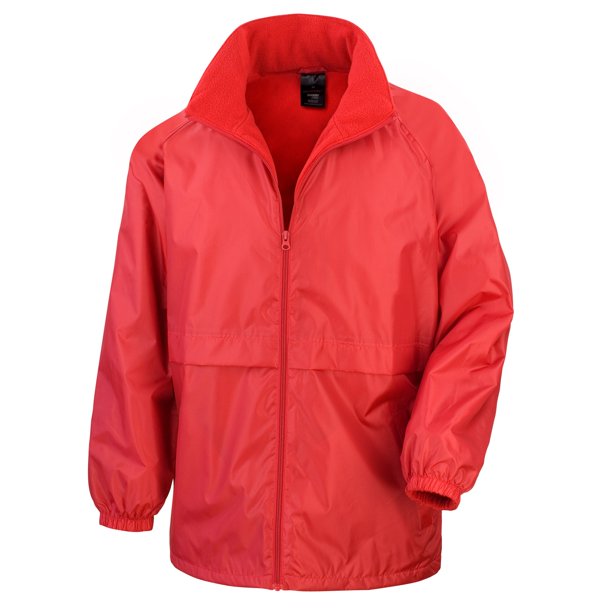 Result Chaqueta DWL Modelo Core Adulto hombre caballero (con capucha plegable) (Rojo)