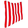 thumbnail image 5 of Jordan Manufacturing 24" x 24" Providence Red, White and Blue Stripe Square Tufted Outdoor Deep Seat Chair Back Cushion with Fabric Button (2 Pack), 5 of 10