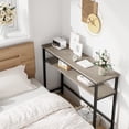 thumbnail image 1 of Eastvita Table Console d'Entrée de 39 Pouces avec Rangement. Table de Sofa Rustique avec Tablette Réglable pour Entrée/salon/couloir/ou Chambre - Gris, 1 of 6