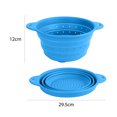 thumbnail image 3 of Cesta de frutas plegable Fácil de limpiar Cesta de lavado de frutas de silicona Suministros de cocina JShteea Libre de BPA, 3 of 7