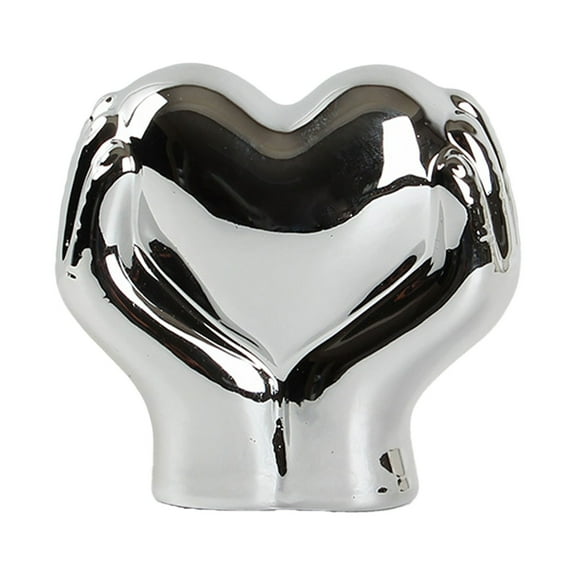 Heart Hand Statue, Love Heart Statue, Love Finger Sculpture, Shelf Decor Statue, Modern Aesthetic Decor, Decorative Hand Ornament, Minimalist Home Decor, Romantic Shelf Decor