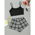 thumbnail image 2 of Inadays Women Camisole Pajamas Sets Strap Short Sets Tops Pants Sleepwear 2Pcs Nightwear Female S-XL, 2 of 5