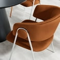 thumbnail image 4 of Nella Dining Chair Set of 2 in Rust Silver, 4 of 10
