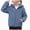 Blue, variant on Ccpelsie Girls Fashion Zip Up Hoodies Kids Cute Sweatshirts Teen Trendy Casual Coat for Fall Winter(Navy,9-10 Years)